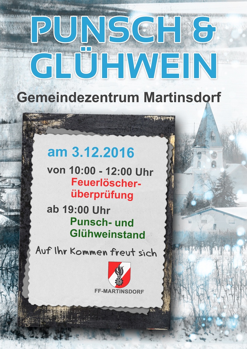 Flyer für Feuerlöscherüberprüfung