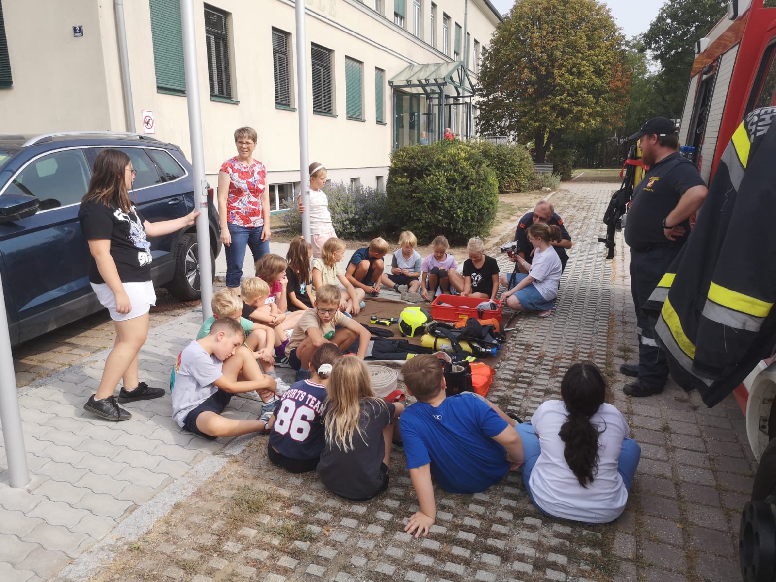 Tag der Feuerwehr in neuer Mittelschule